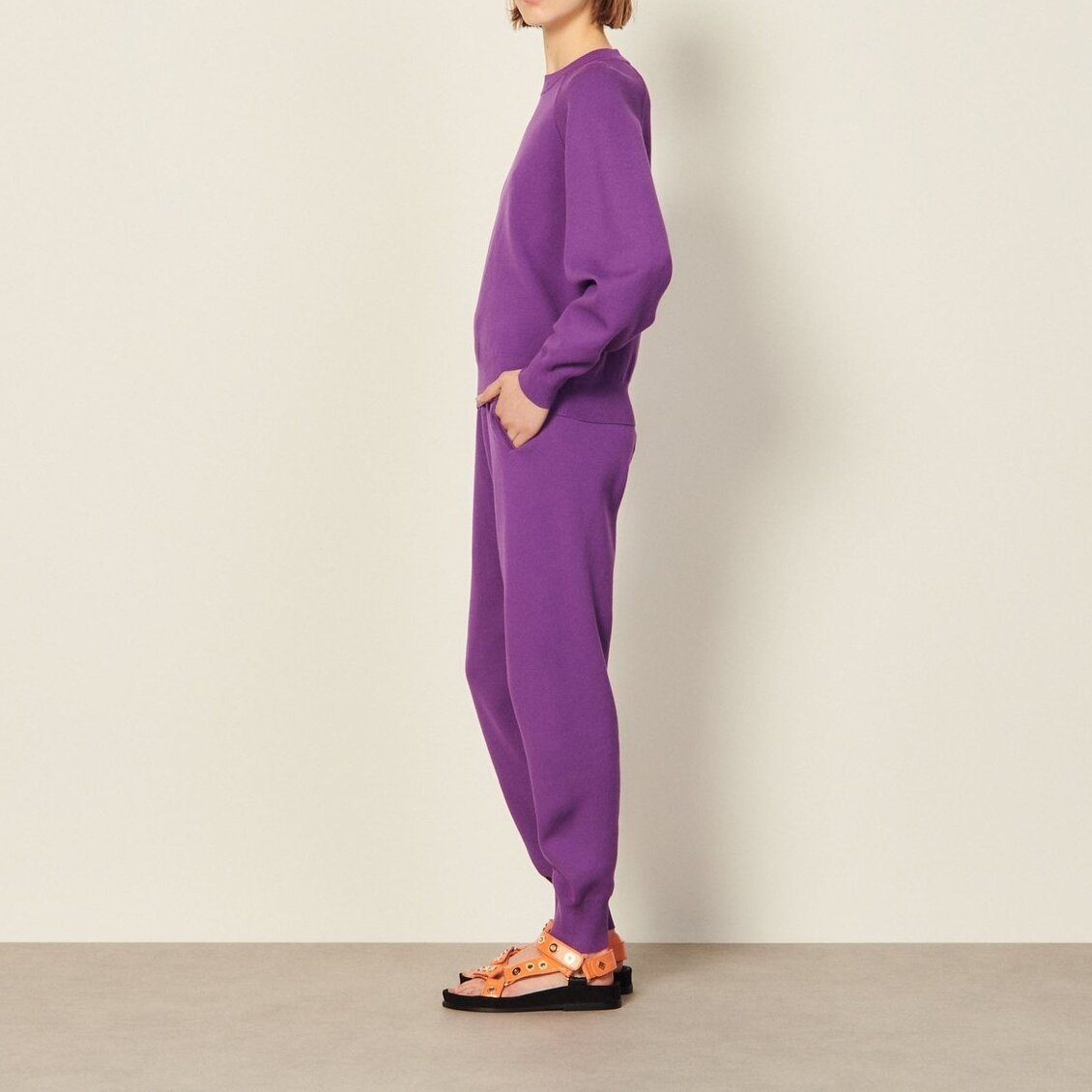 Embroidered knit Sweatshirt Sandro second-hand photo 4