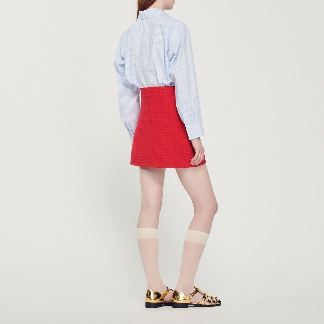 Short knitted skirt Sandro second-hand photo 6