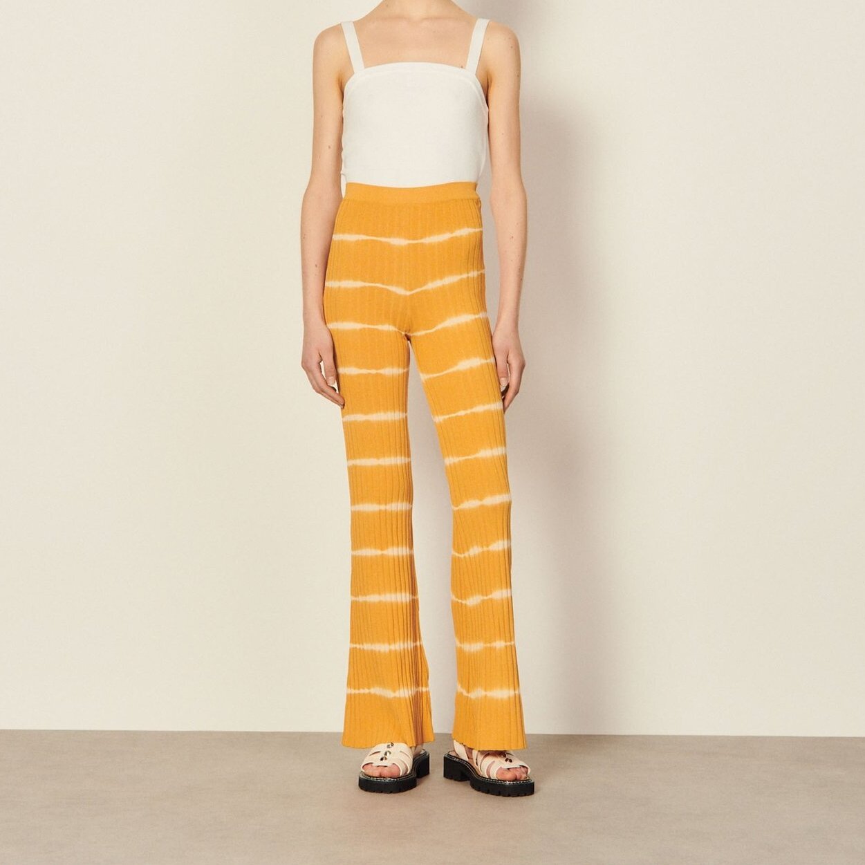 Pantalon tie and dye en Maille Sandro seconde main photo 6