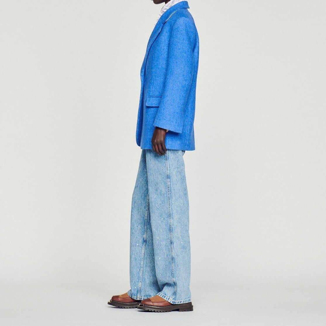 Oversized tailored Jacket Sandro second-hand photo 6
