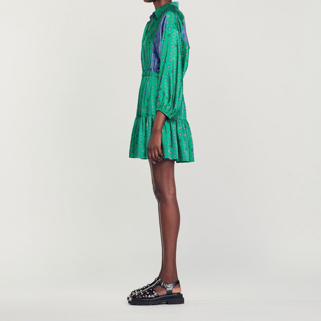Robe Chemise imprimée Sandro seconde main photo 7