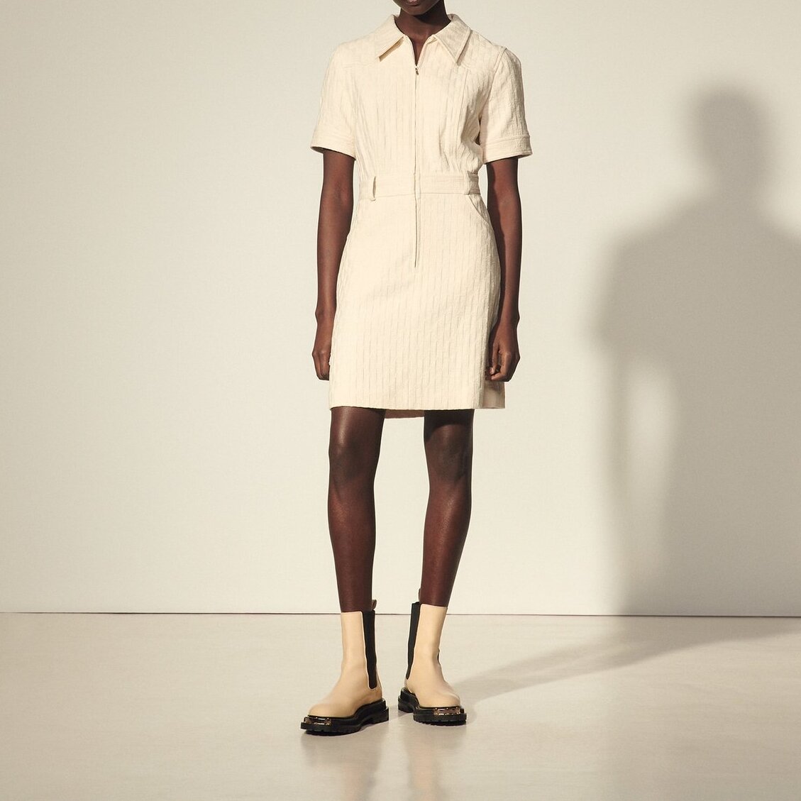 Double S jacquard dress Sandro second-hand photo 6