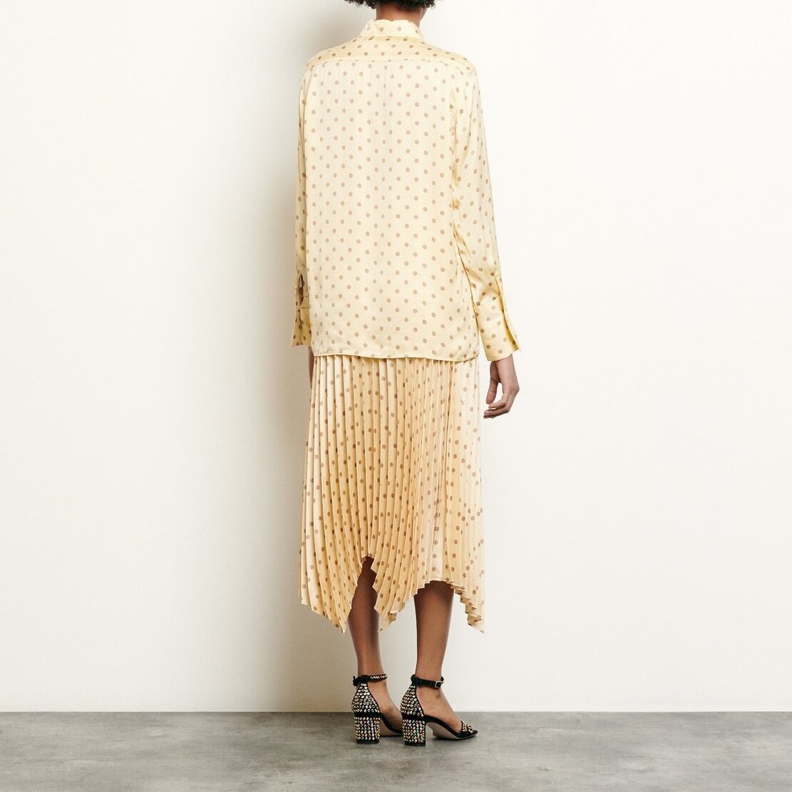 Classic shirt with polka dot print Sandro second-hand photo 3