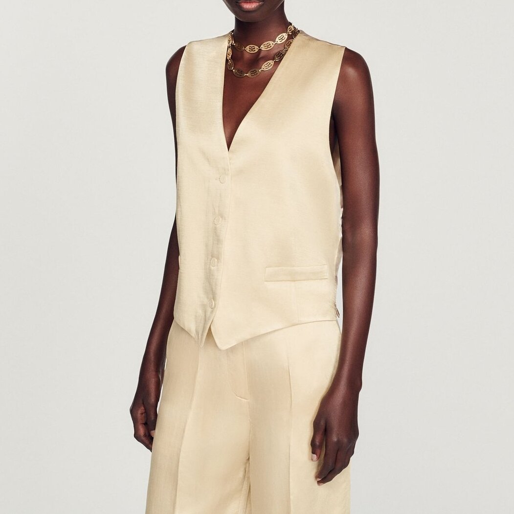 Gilet de costume Sandro seconde main photo 5
