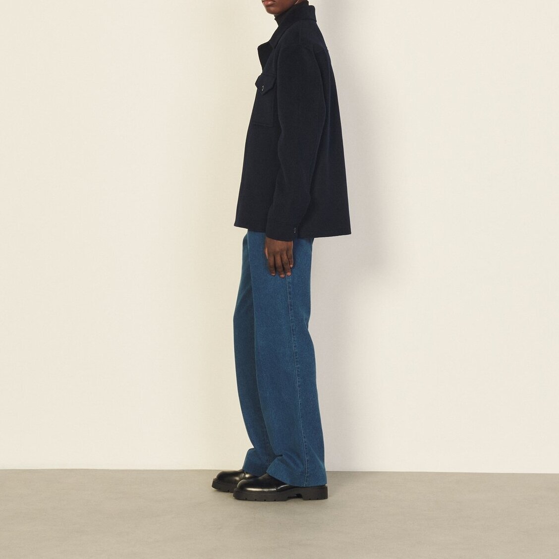 Overhemd van wol Sandro tweedehands photo 3