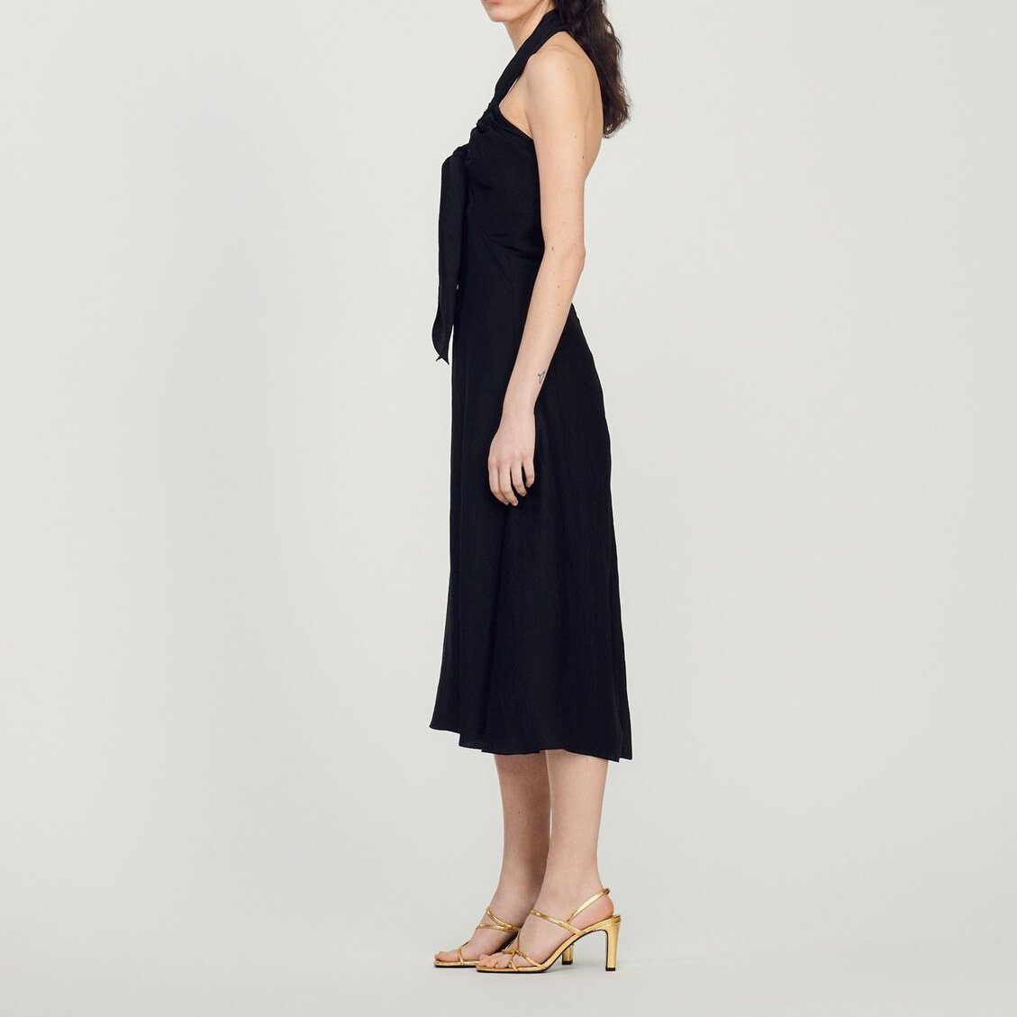 Tied backless dress Sandro second-hand photo 7