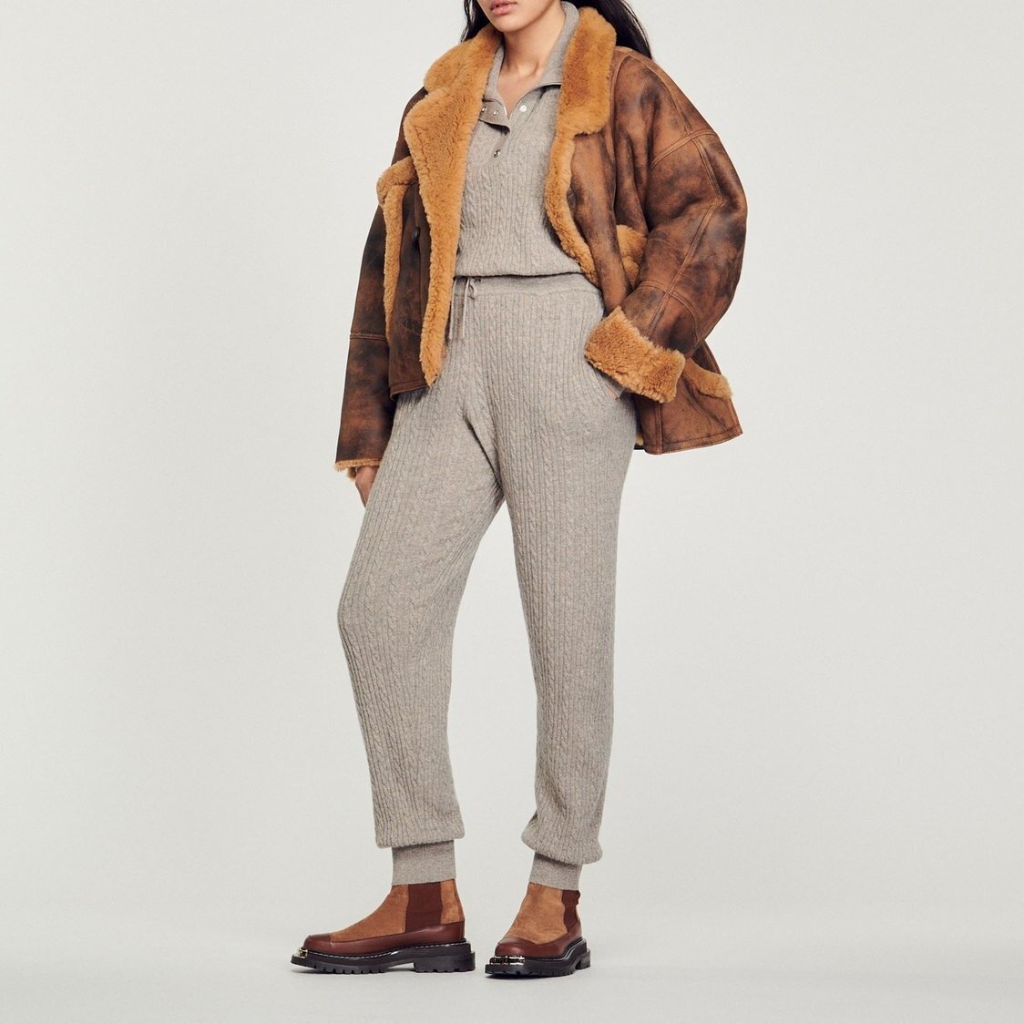 Pantalon de jogging en Maille Sandro seconde main photo 2