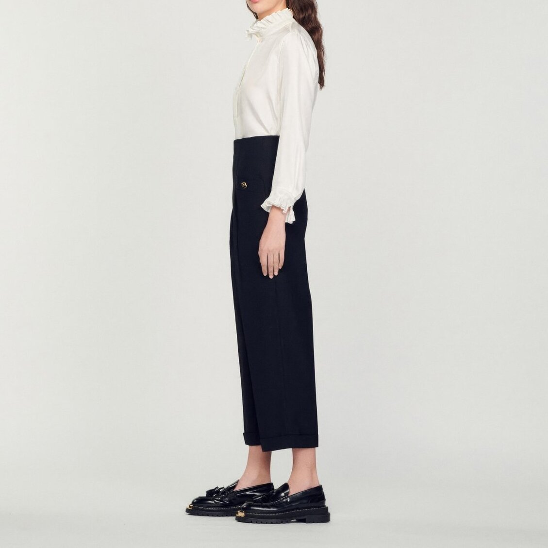 Pantalon taille haute Sandro seconde main photo 7
