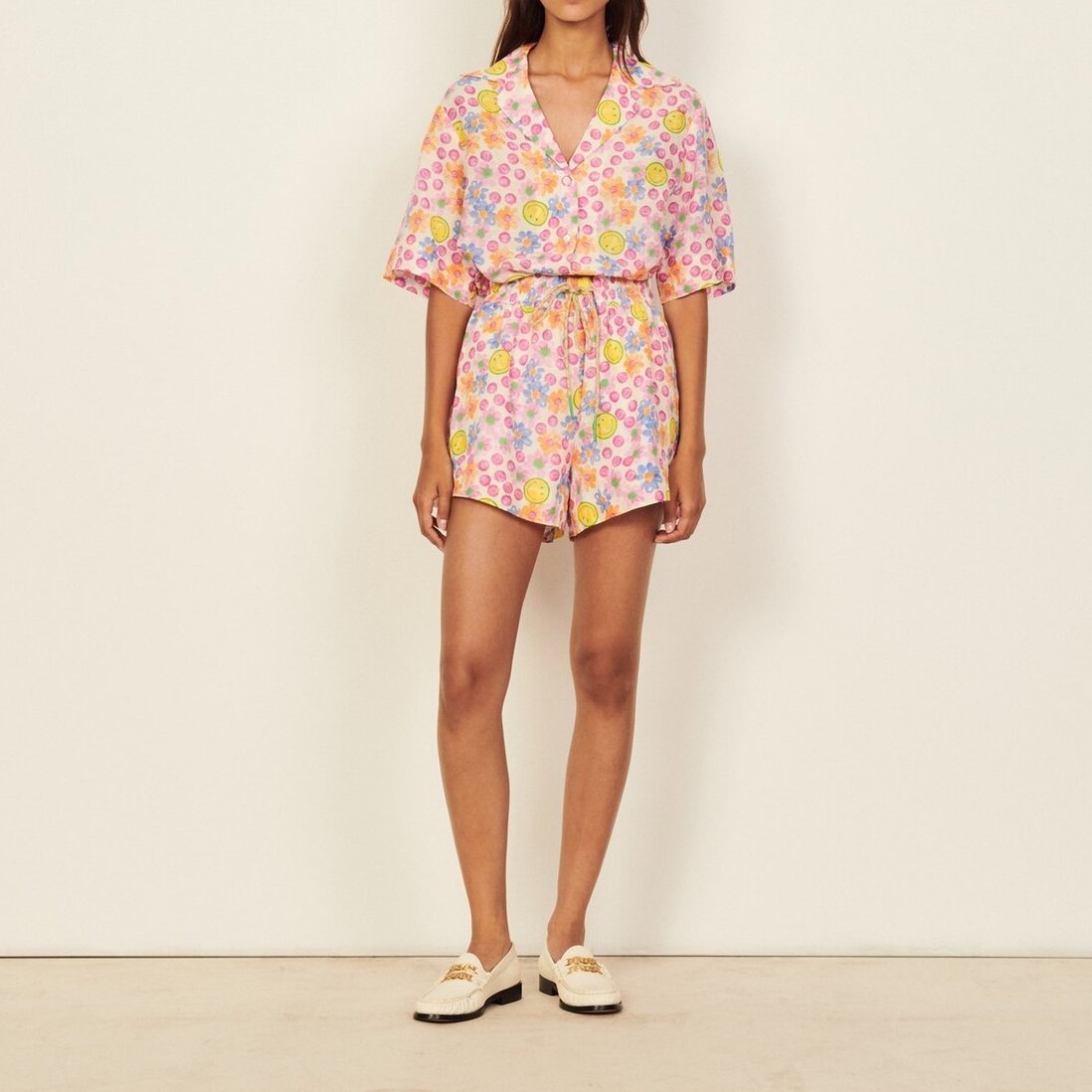 Smiley® Chemise fluide et imprimée Sandro seconde main photo 3
