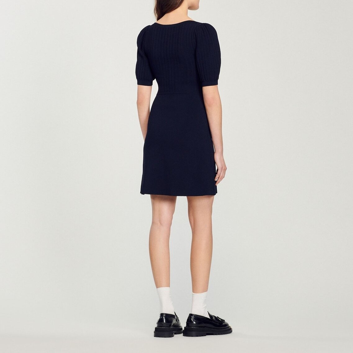 Balloon-sleeved dress Sandro second-hand photo 6