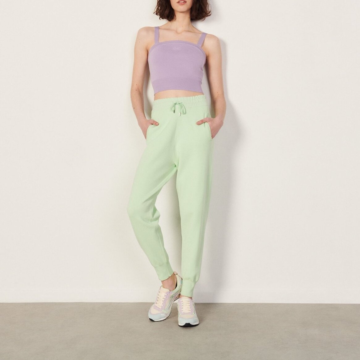 Embroidered knit bra top Sandro second-hand photo 6