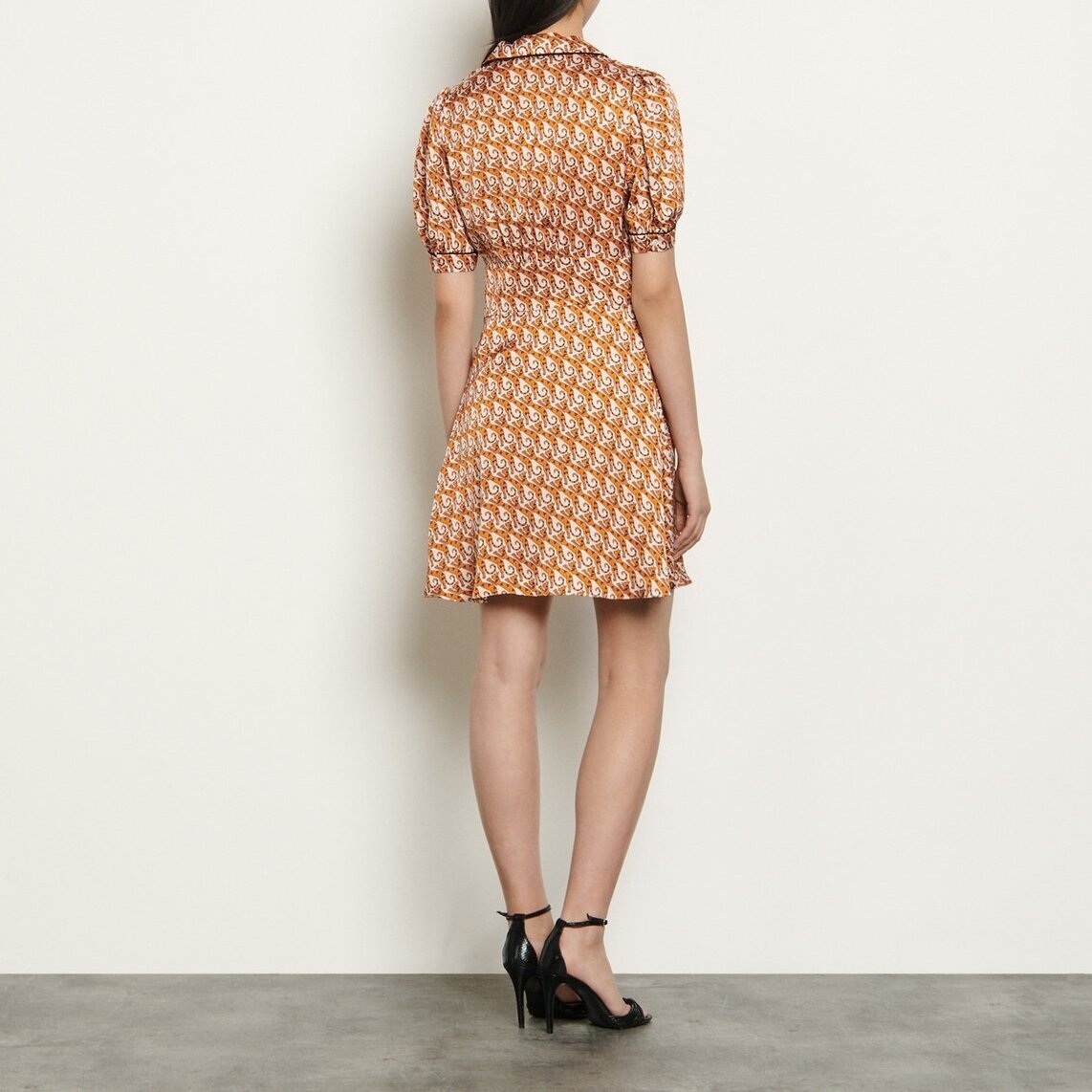 Short printed dress Sandro second-hand photo 2