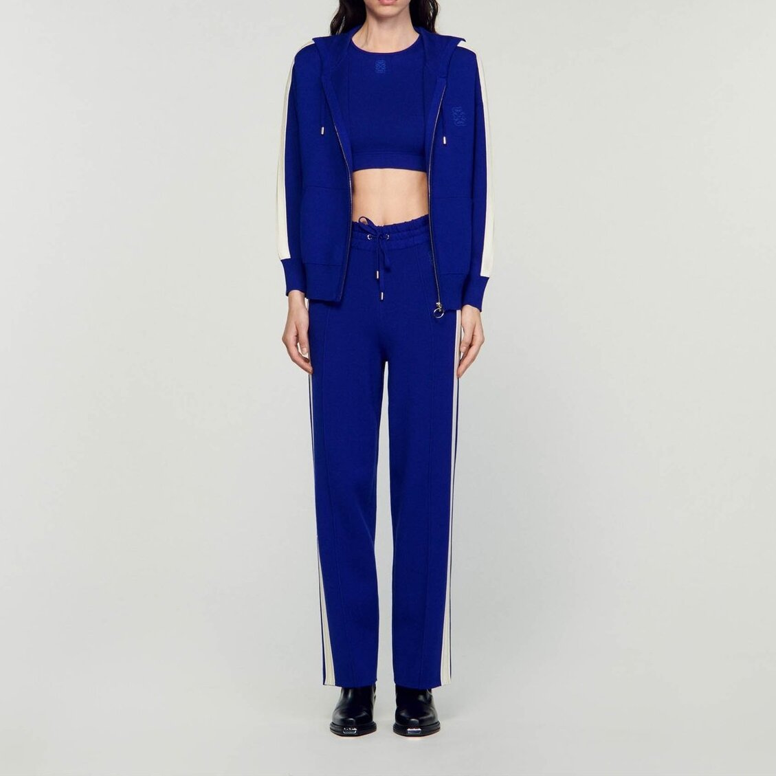Cardigan met ritssluiting en capuchon Sandro tweedehands photo 3