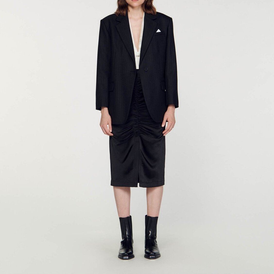 Oversized blazer Sandro tweedehands photo 3