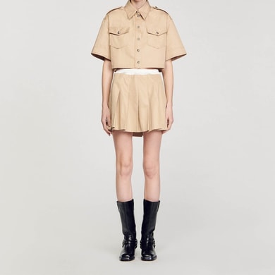Chemise courte officier Sandro seconde main photo 2