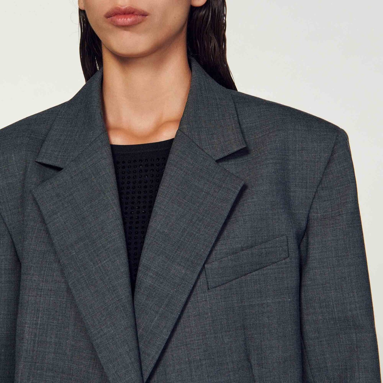 Oversized blazer Sandro tweedehands photo 4