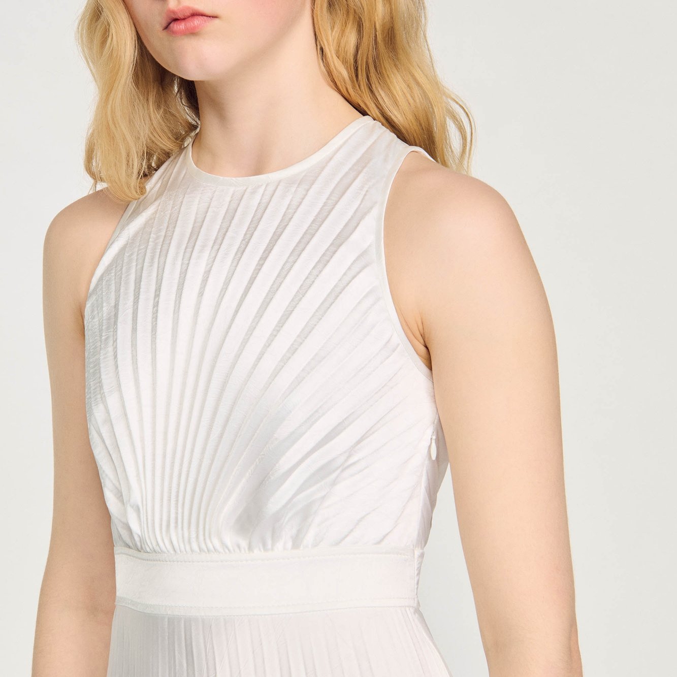 Pleated maxi dress Sandro second-hand photo 6