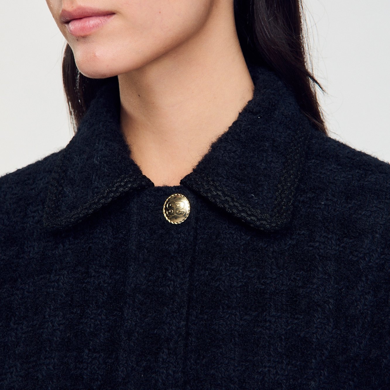 Chaqueta corta de tweed Sandro segunda mano photo 6