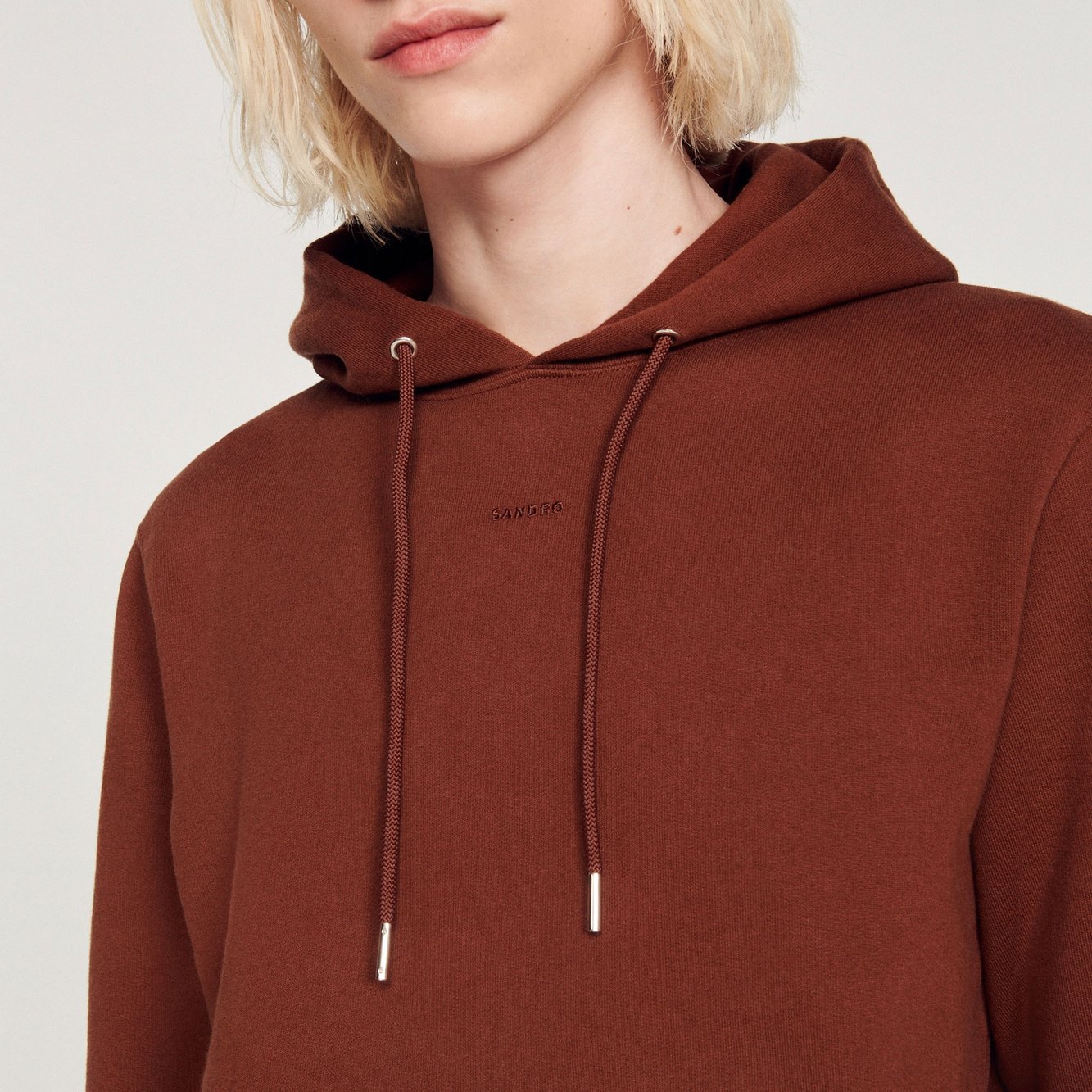 Hoodie für Herren aus Bio-Baumwolle Sandro Second-Hand photo 2