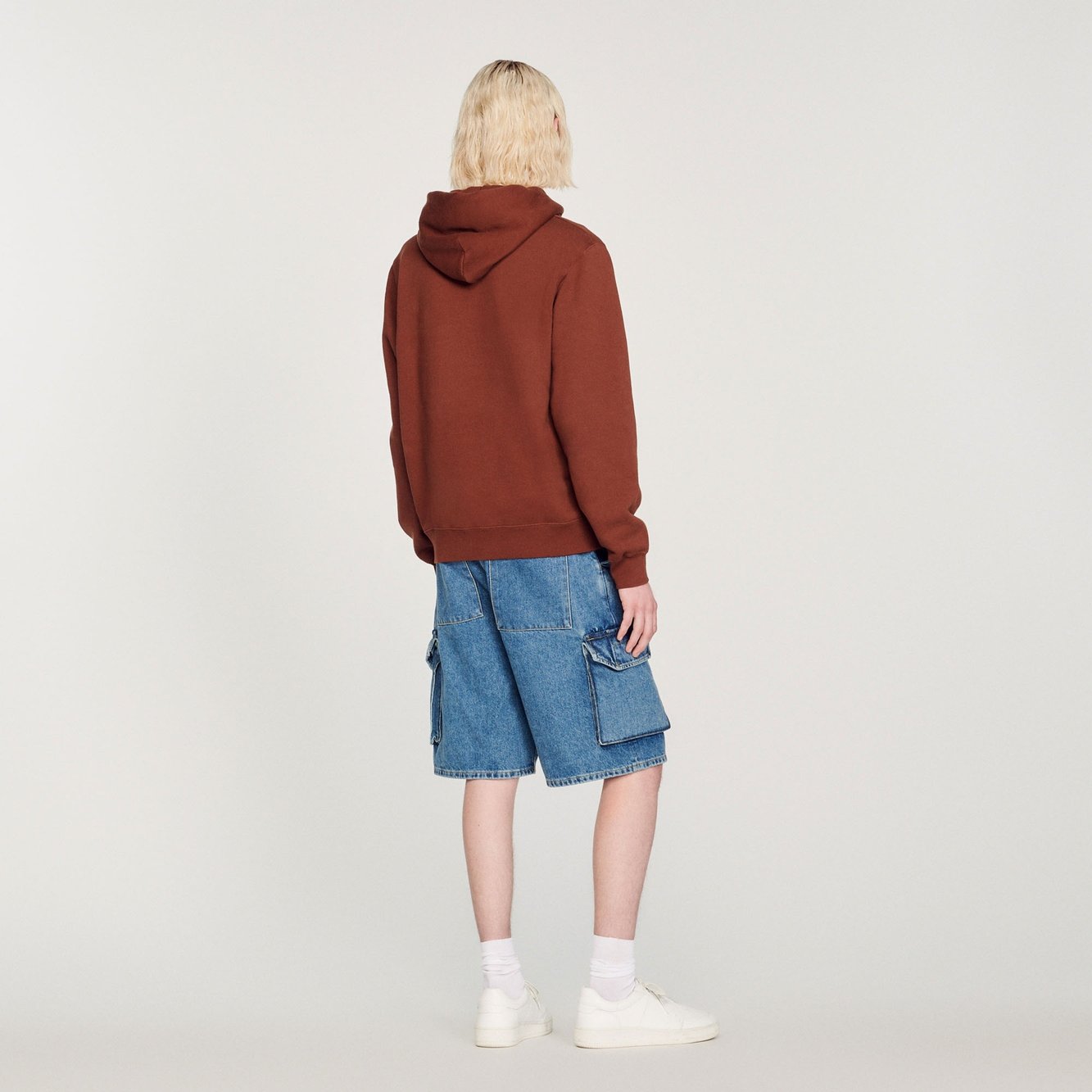 Hoodie für Herren aus Bio-Baumwolle Sandro Second-Hand photo 3