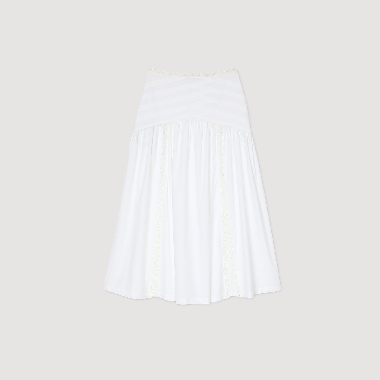 Long poplin skirt Sandro second-hand photo 1