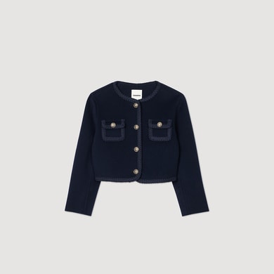 Veste courte en laine Sandro seconde main photo 1
