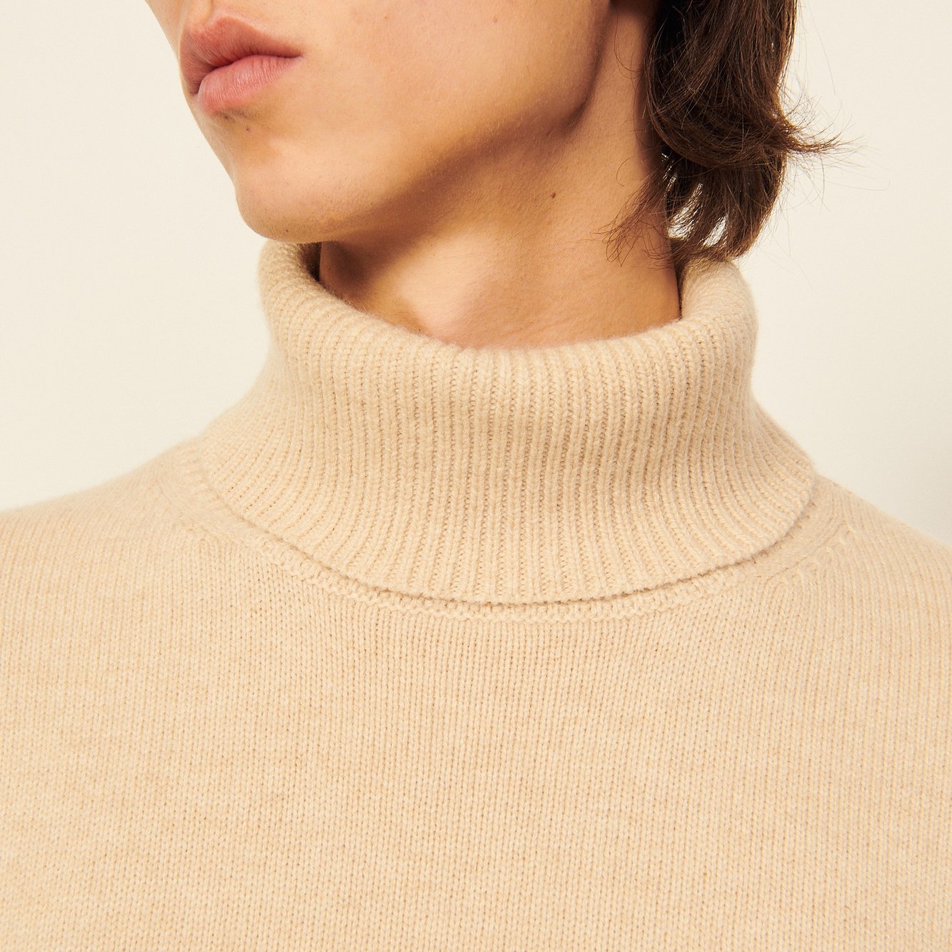 Rollkragenpullover aus Wolle & Kaschmir Sandro Second-Hand photo 4