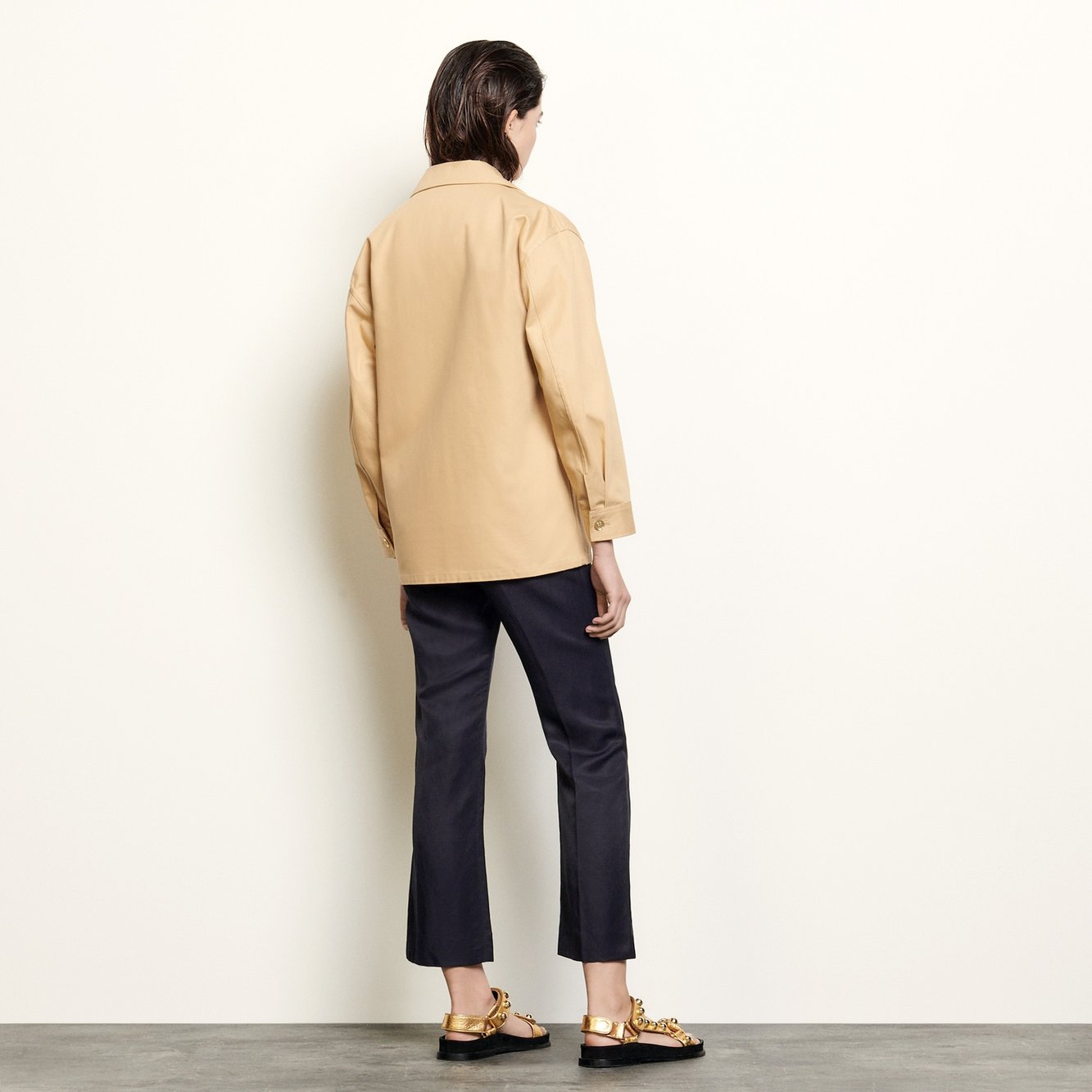 Embellished Shirt Jacket Sandro tweedehands photo 2