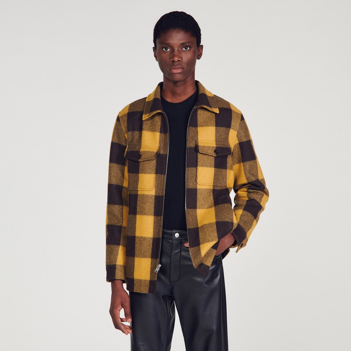 Blouson C&T Jaune Sandro seconde main photo 5