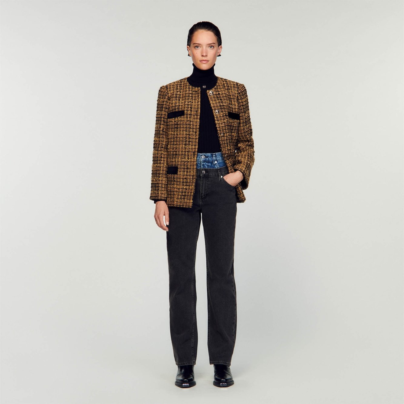 Chaqueta de tweed Sandro segunda mano photo 2