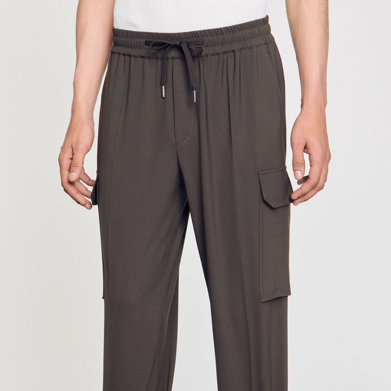 Elasticated cargo Trousers Sandro second-hand photo 6