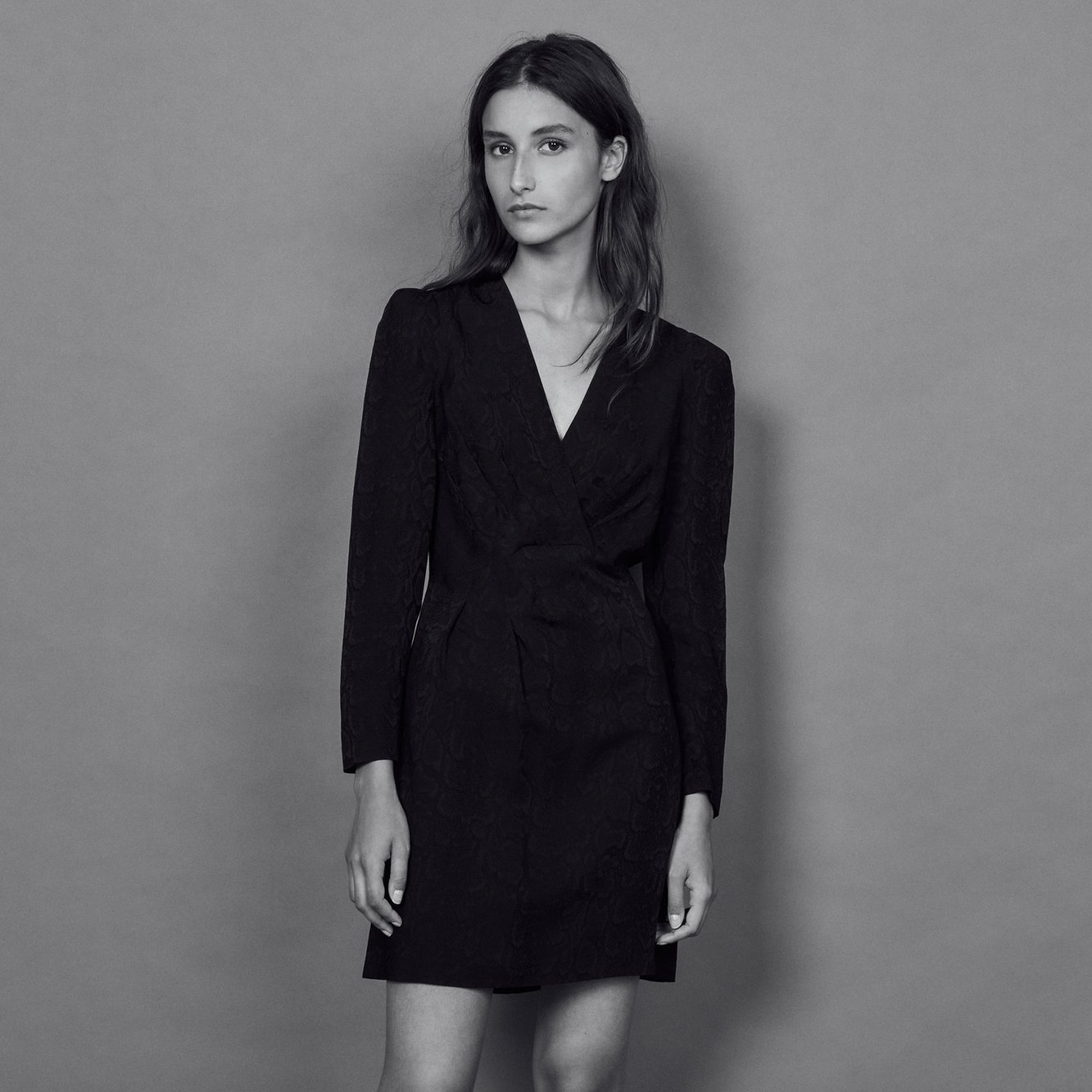 Robe courte en jacquard effet python Sandro seconde main photo 2