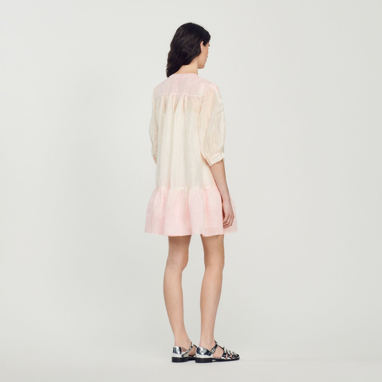 Tie&dye dress Sandro second-hand photo 3