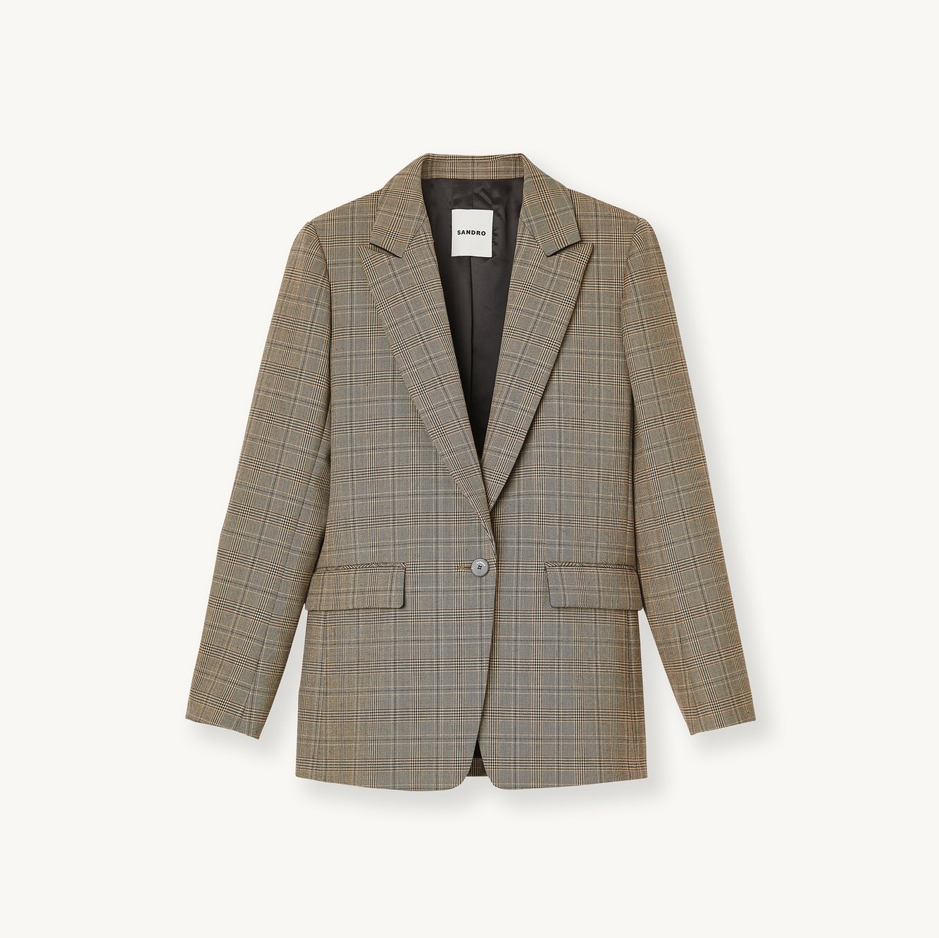 Checked tailored Jacket Sandro second-hand photo 1