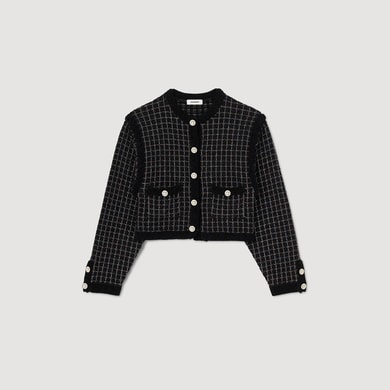 Cardicoat effet tweed Sandro seconde main photo 1
