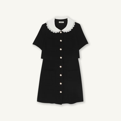 Robe courte en tweed Sandro seconde main photo 1