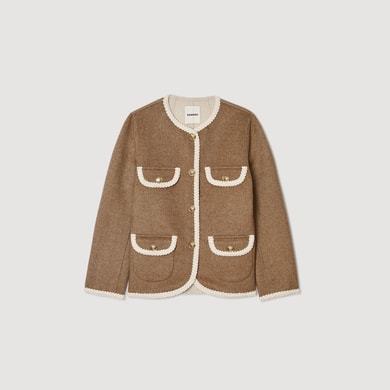 Veste double face boutonnée Sandro seconde main photo 1