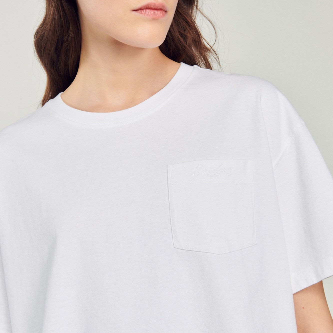 T-shirt court large Sandro seconde main photo 4