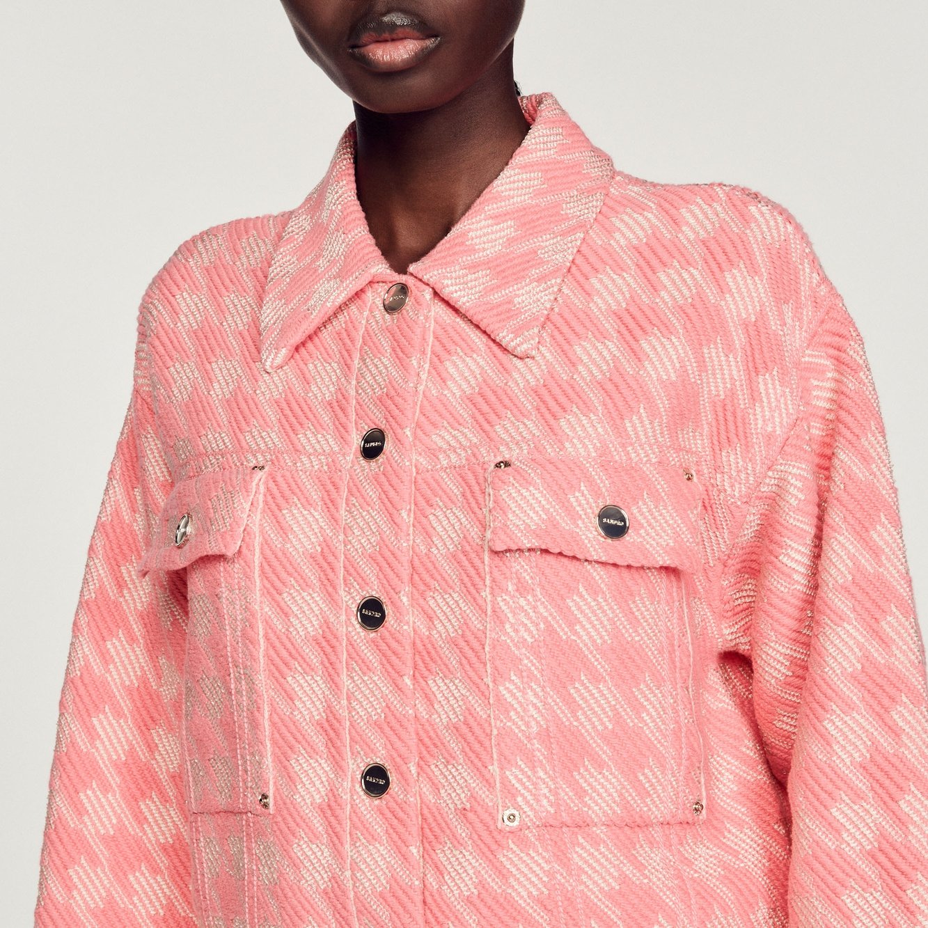 Veste pied de poule Sandro seconde main photo 2