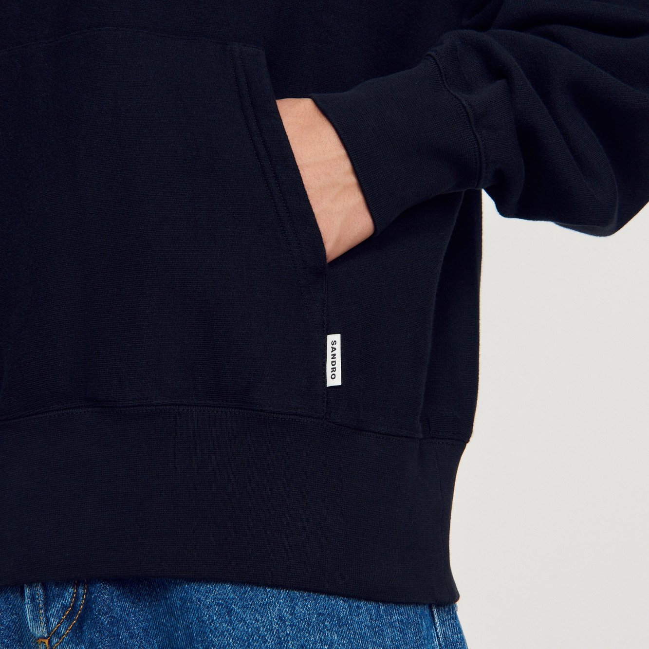 Oversized hoody van Joggingstof Sandro tweedehands photo 3