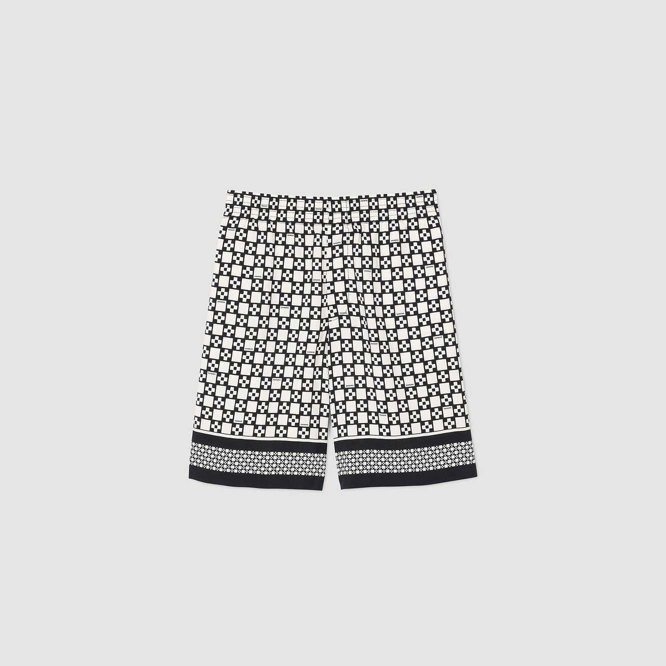Square Cross floaty Bermuda Shorts Sandro second-hand photo 1