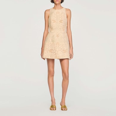Robe courte en guipure Sandro seconde main photo 2