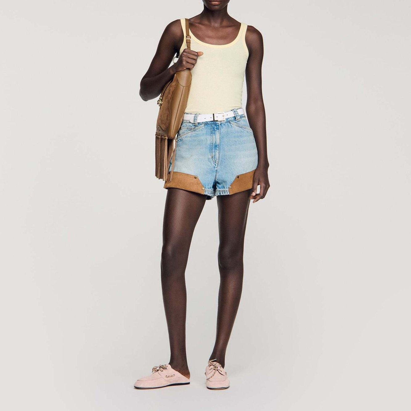 Tanktop geribd Sandro tweedehands photo 2