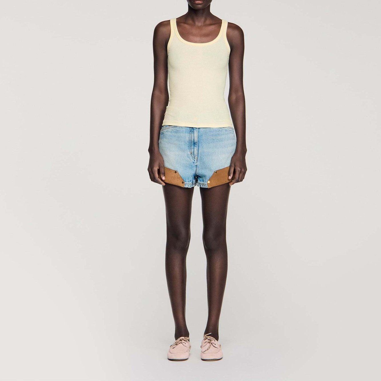 Tanktop geribd Sandro tweedehands photo 3