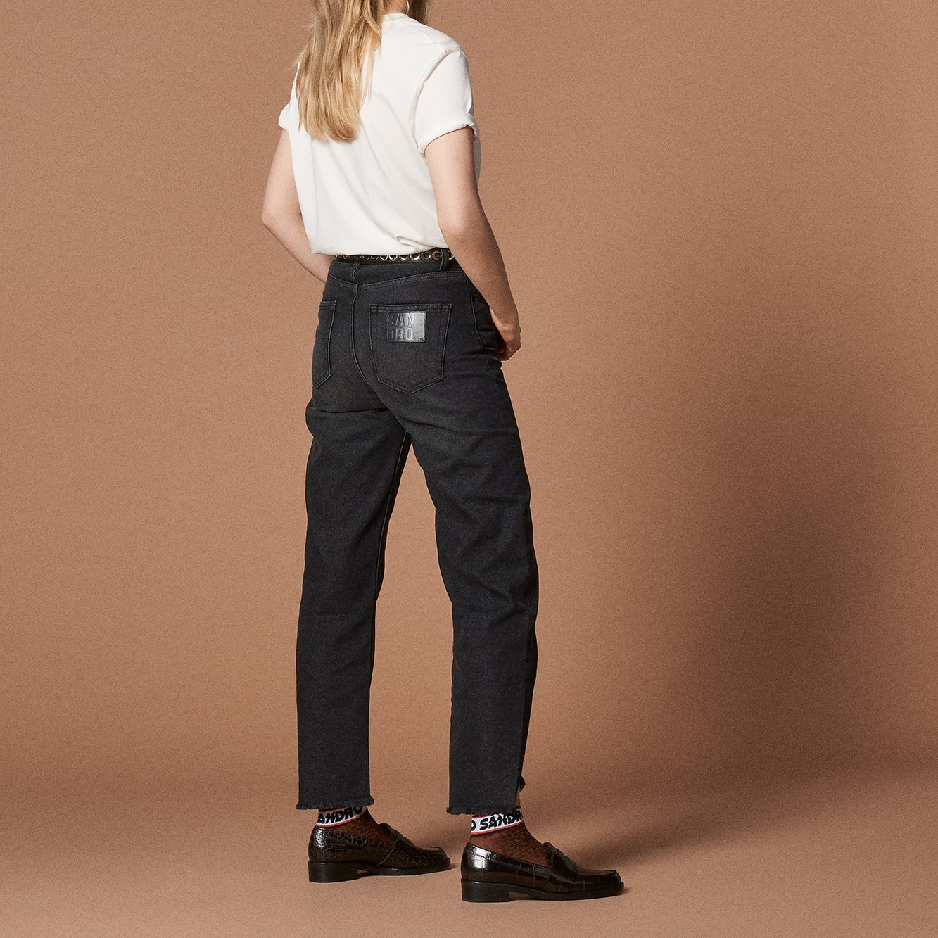 High-waisted straight-cut Jean Sandro tweedehands photo 2