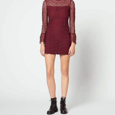 Robe courte en dentelle Sandro seconde main photo 1