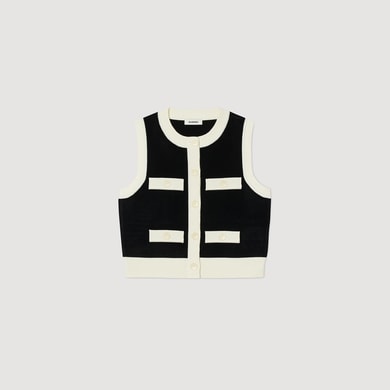 Gilet en Maille sans manches Sandro seconde main photo 1