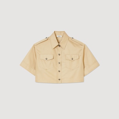 Chemise courte officier Sandro seconde main photo 1