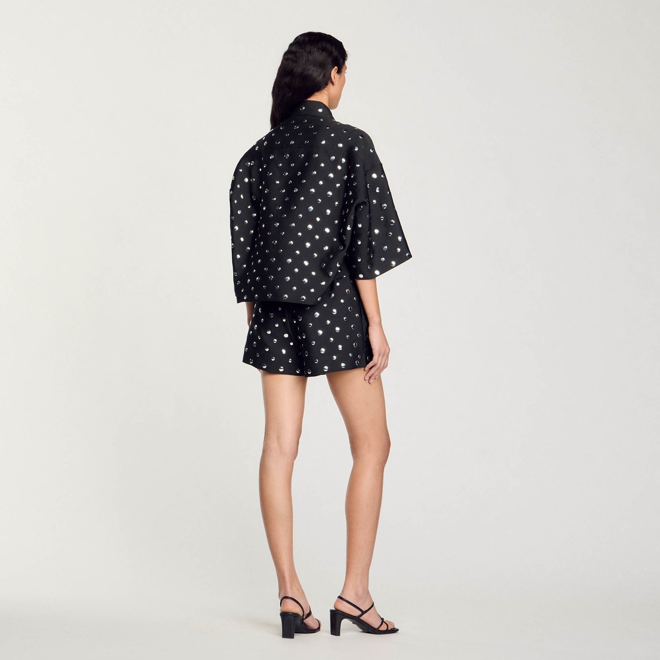 Stud-embellished shirt Sandro second-hand photo 2