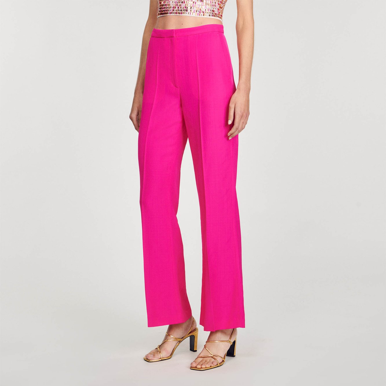 Pantalon flare broek Sandro tweedehands photo 4